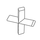 Barreau magnétiques IKA, IKAFLON CROSS PTFE-COATED 10 cross